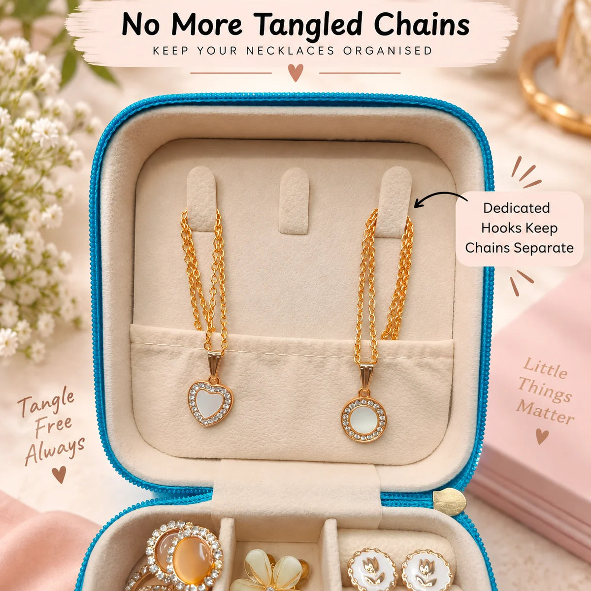 Mini Jewellery Organizer Box