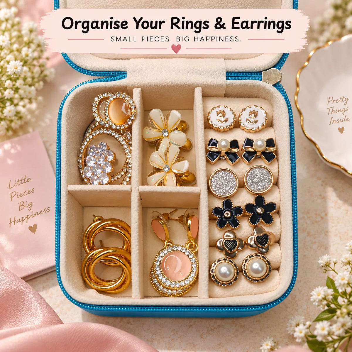 Mini Jewellery Organizer Box