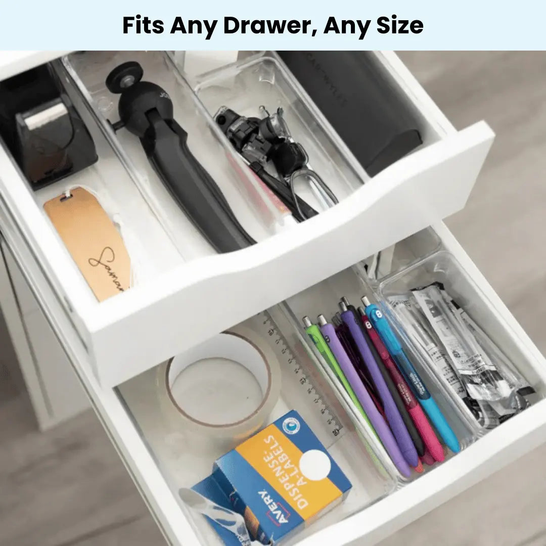 Transparent Drawer Organizer Tray
