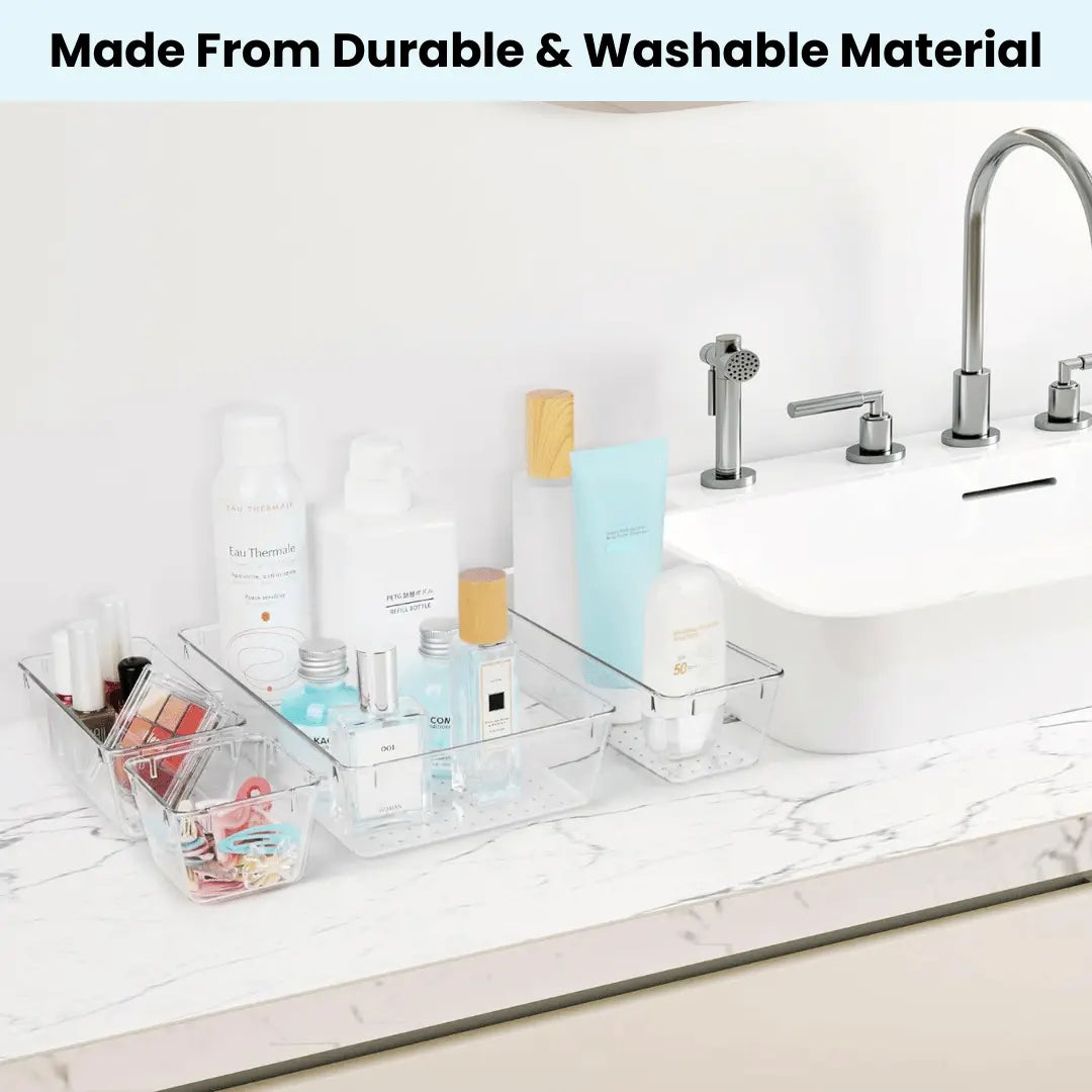 Transparent Drawer Organizer Tray