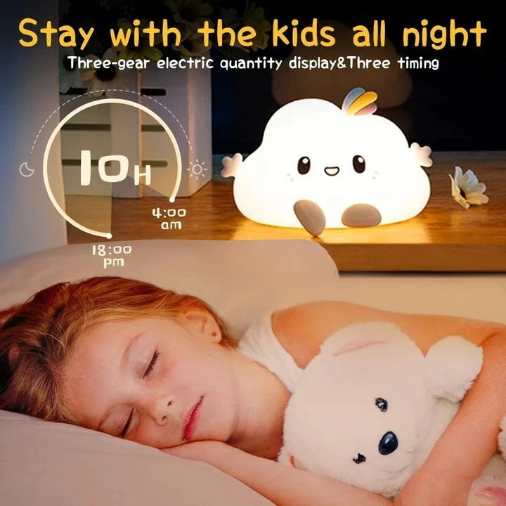 Cloud Rechargeable Silicone Night Lamp