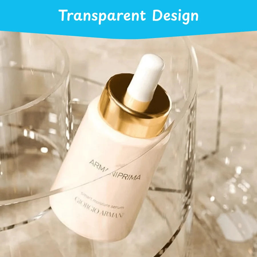 360° Rotating Makeup Organizer with Umbrella