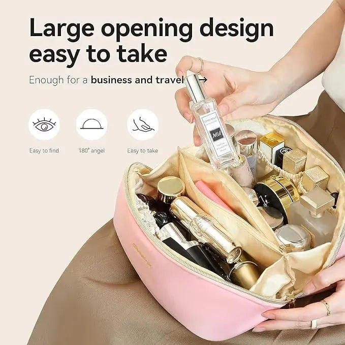 Travel Makeup Bag Cosmetic Storage Vanity Pouch