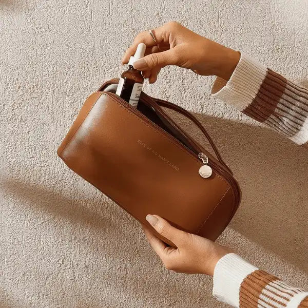 Travel Makeup Bag Cosmetic Storage Vanity Pouch